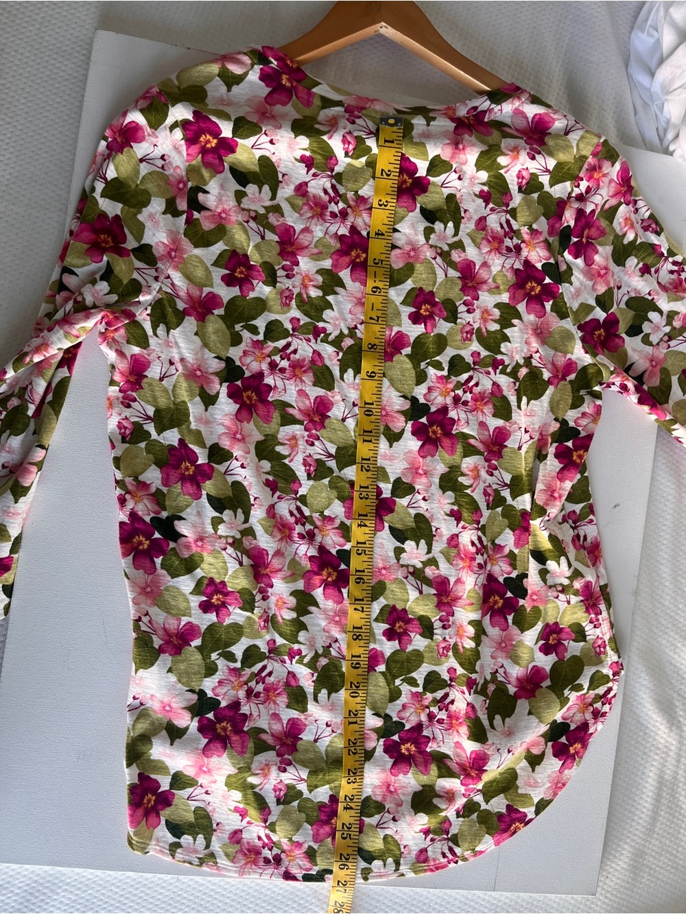 Floral Sleeve Top | Tommy Bahama | Sz L | Summer Feminine - Picture 9 of 12